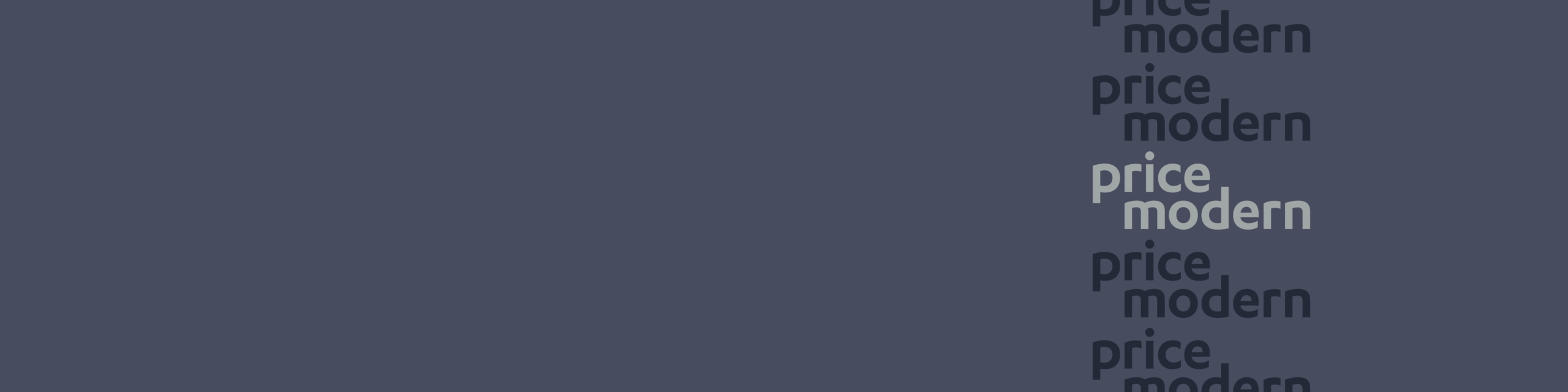 Price Modern Banner Price Modern Banner