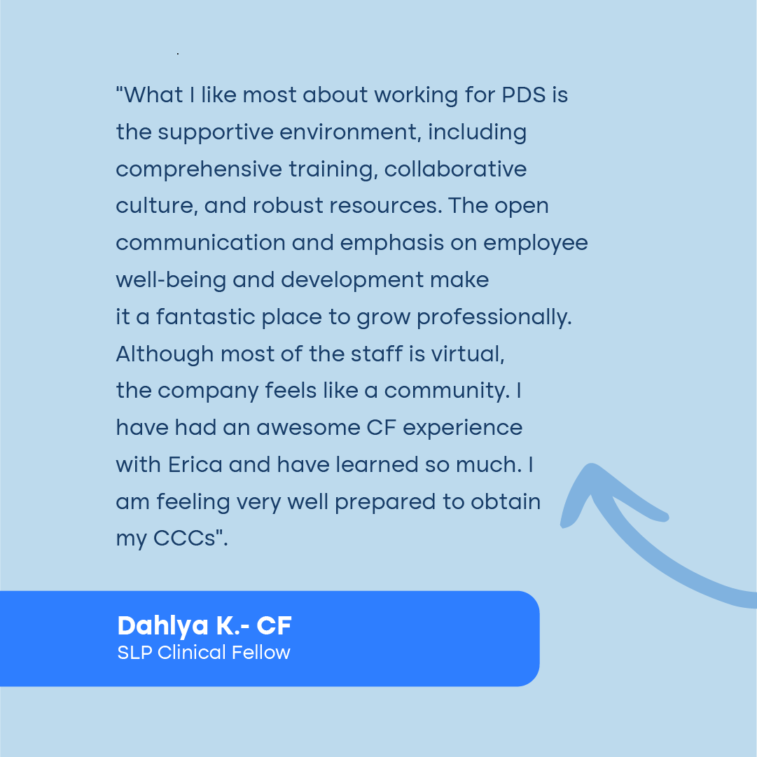 SLP Clinical Fellow Testimonial