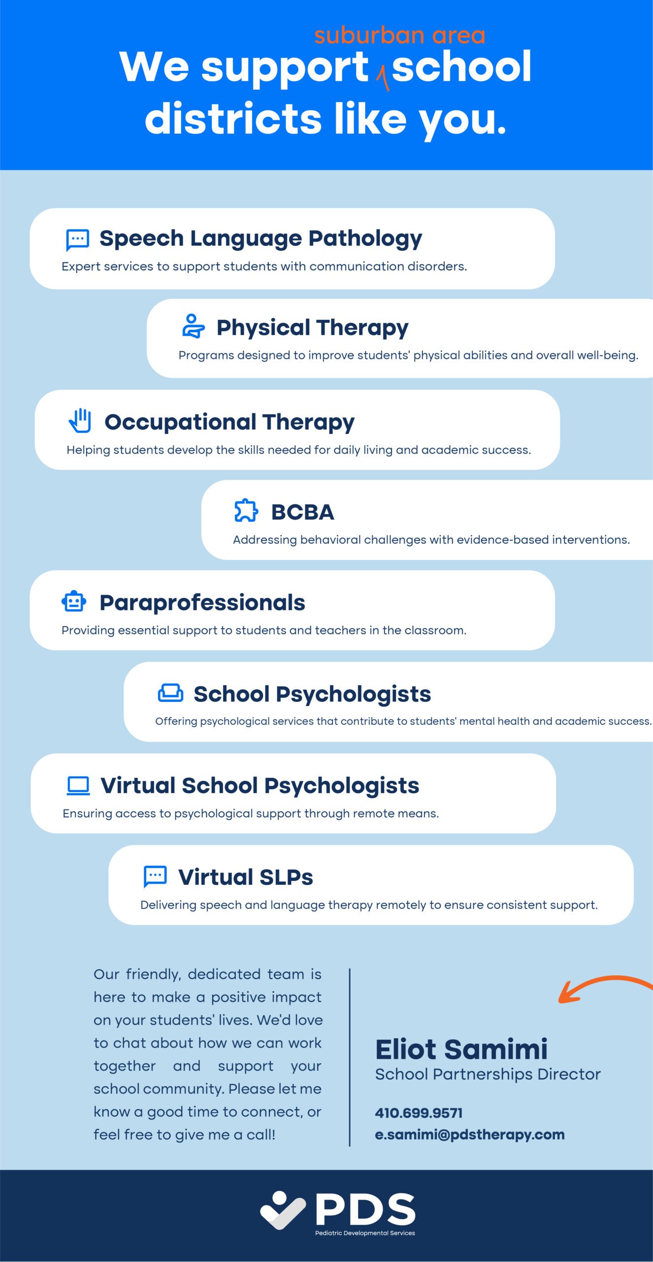 PDS suburban school districts